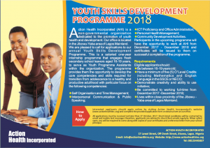 Youth Skills Development Programme 2018